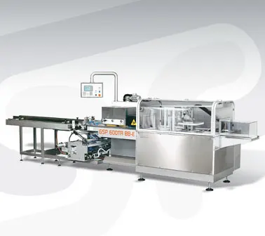 Ambalator industrial pentru formate mari, folie de jos