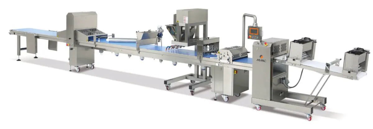 Linie semiautomată extinsă pentru patiserie
